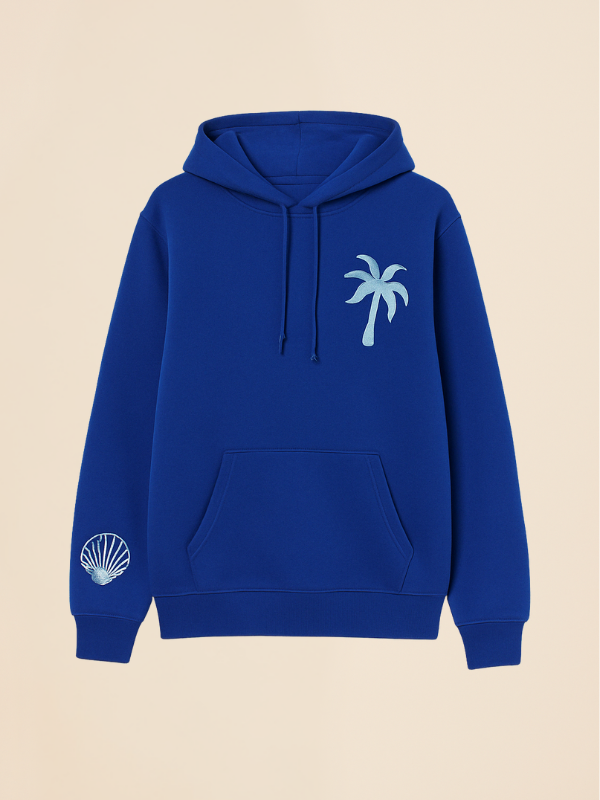 Mavi - Oversized Cozy Hoodie with Palm Coast Aesthetic