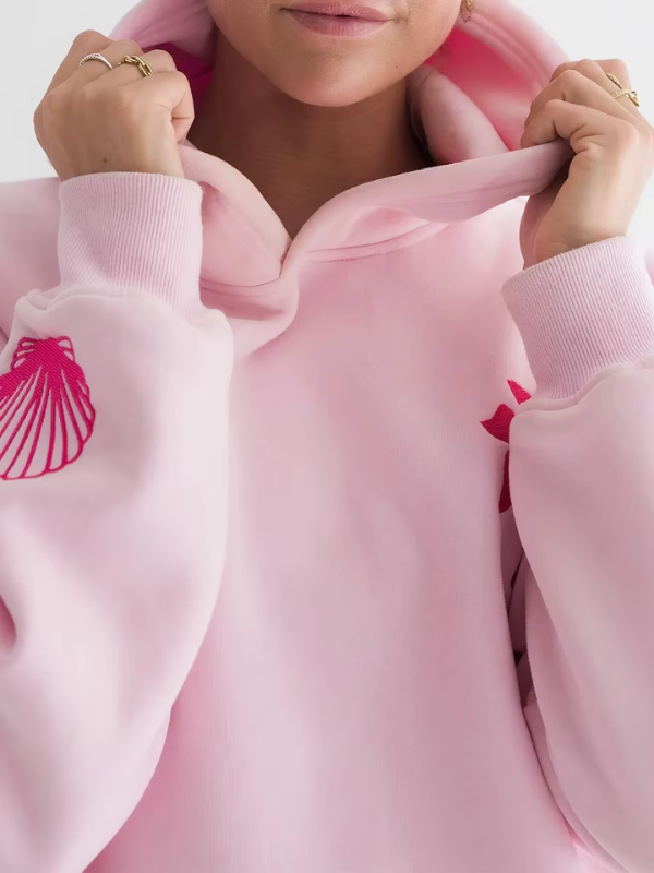 Mavi - Oversized Cozy Hoodie with Palm Coast Aesthetic