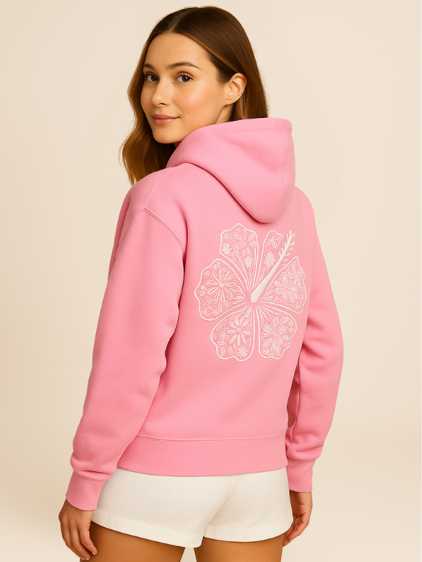 Mavi - Oversized Cozy Hoodie with Palm Coast Aesthetic