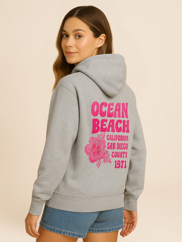 Auri - Oversized Comfy Hoodie with Beachside Energy