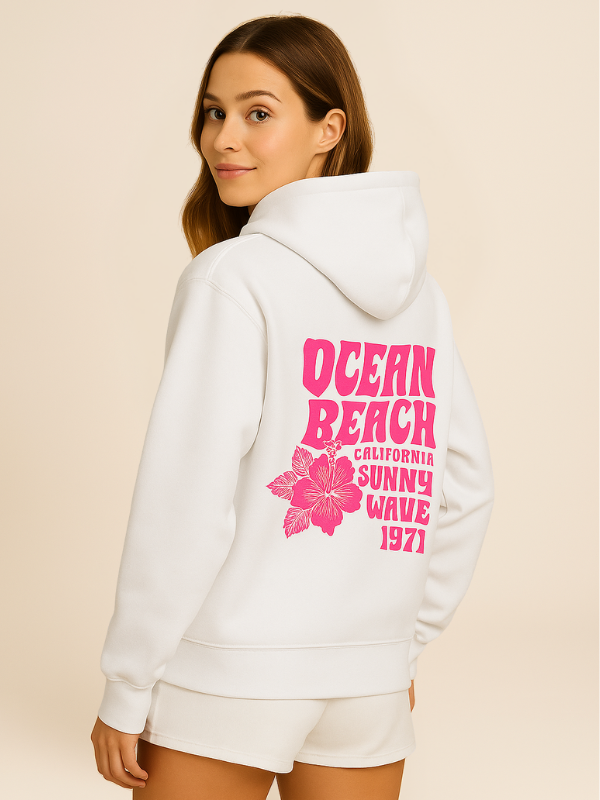 Auri - Oversized Comfy Hoodie with Beachside Energy