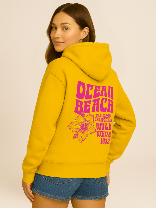 Auri - Oversized Comfy Hoodie with Beachside Energy