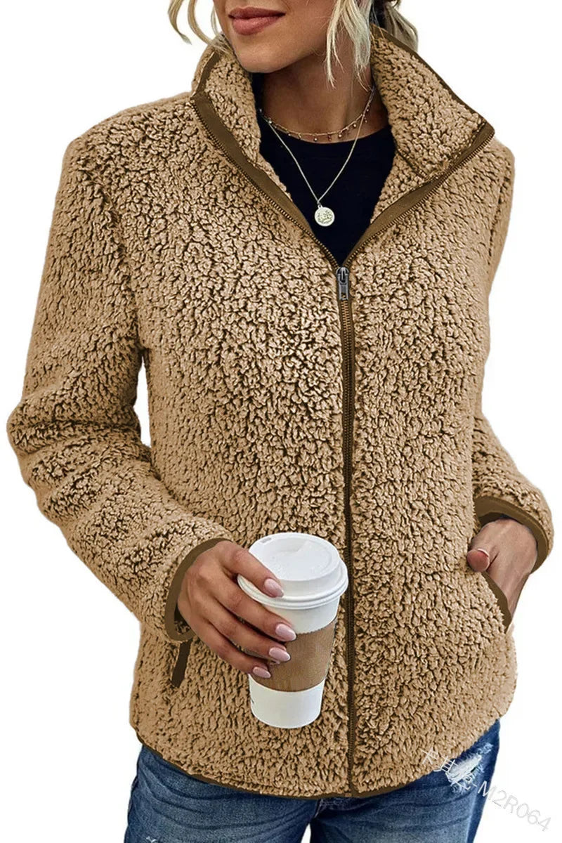 Zahra - Fleece Zip-Up Jacket