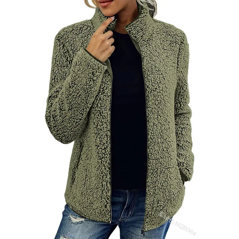 Zahra - Fleece Zip-Up Jacket