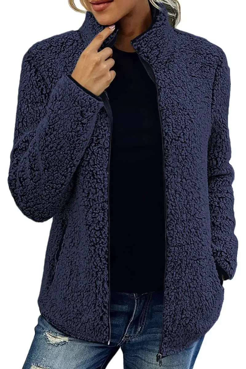 Zahra - Fleece Zip-Up Jacket