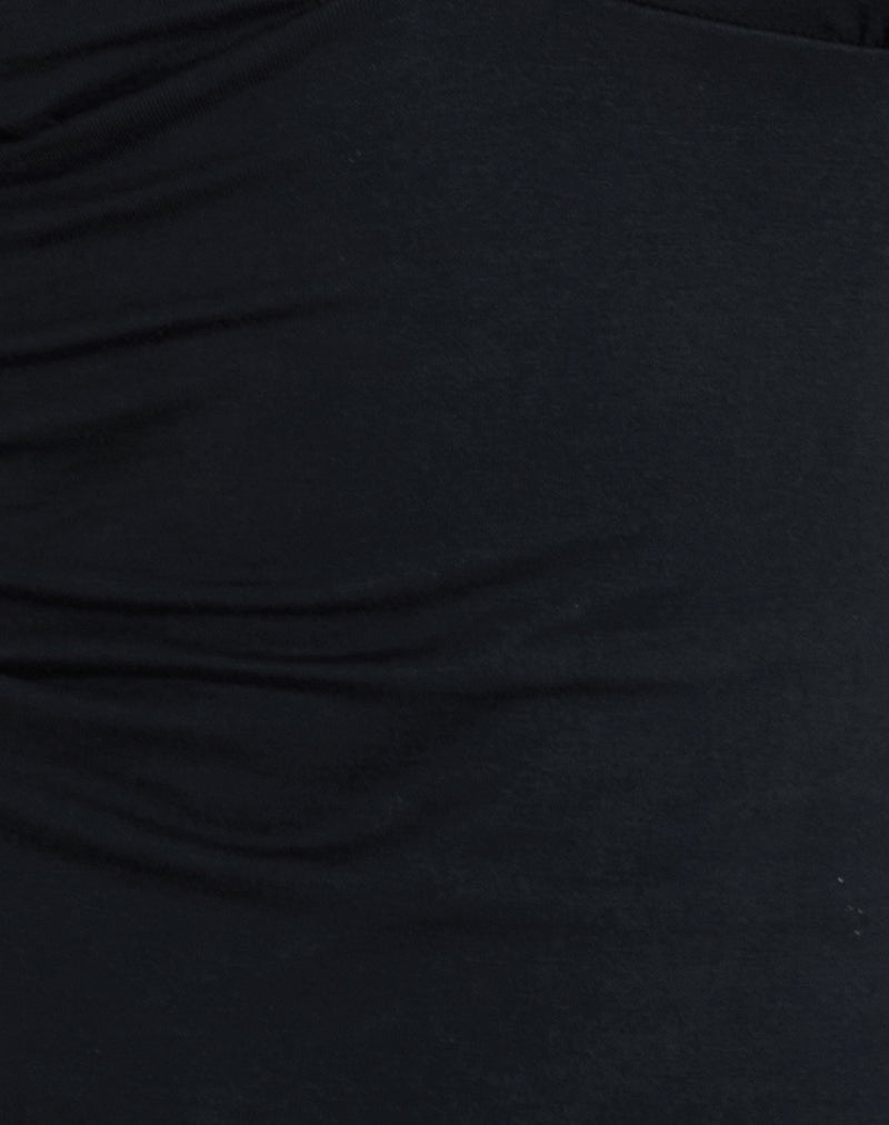 Scarlett - Black Plunge Top