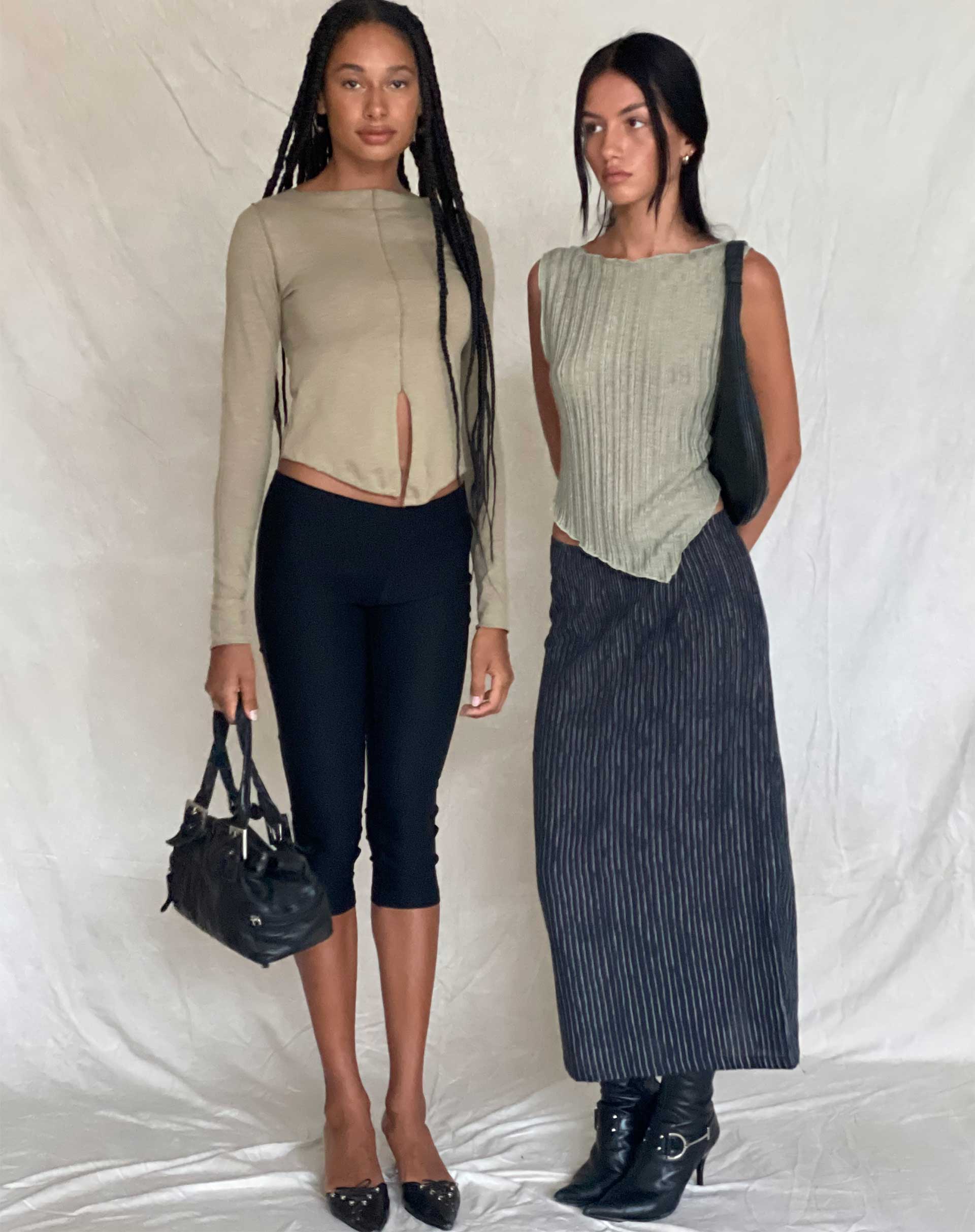 Juniper - Sage Knit Tank Top