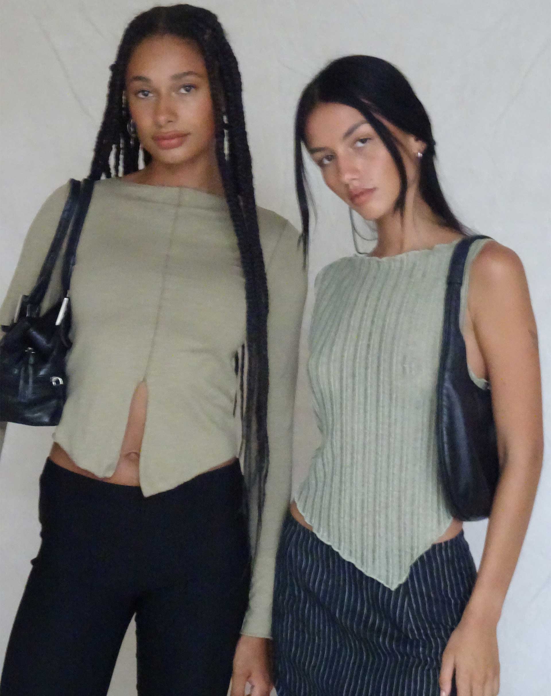 Juniper - Sage Knit Tank Top