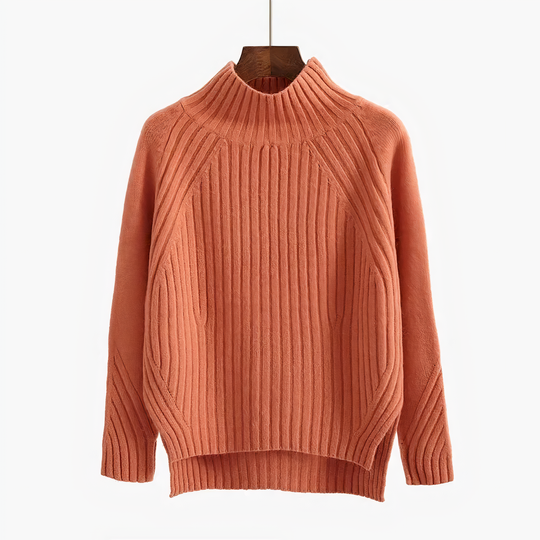 Claire - Ribbed Turtleneck Sweater