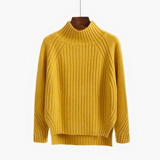 Claire - Ribbed Turtleneck Sweater