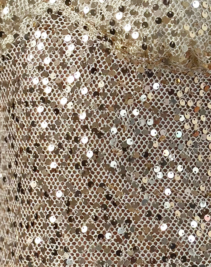 Ophelia - Gold Sequin Triangle Cami