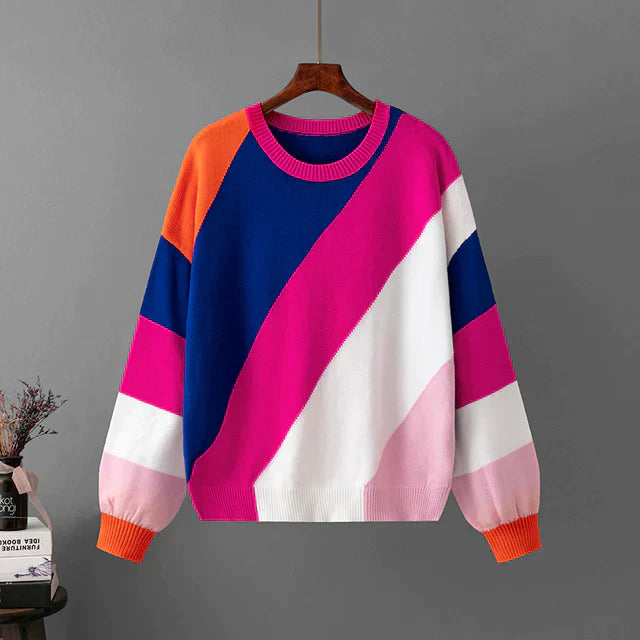 Millie - Colorful Striped Sweater