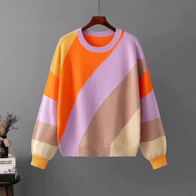 Millie - Colorful Striped Sweater
