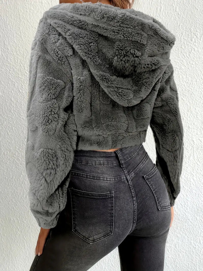 Mimi - Cropped Zip Fleece