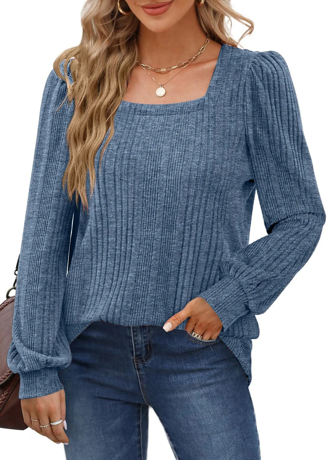 Florence - Trendy Top with Stylish Neckline