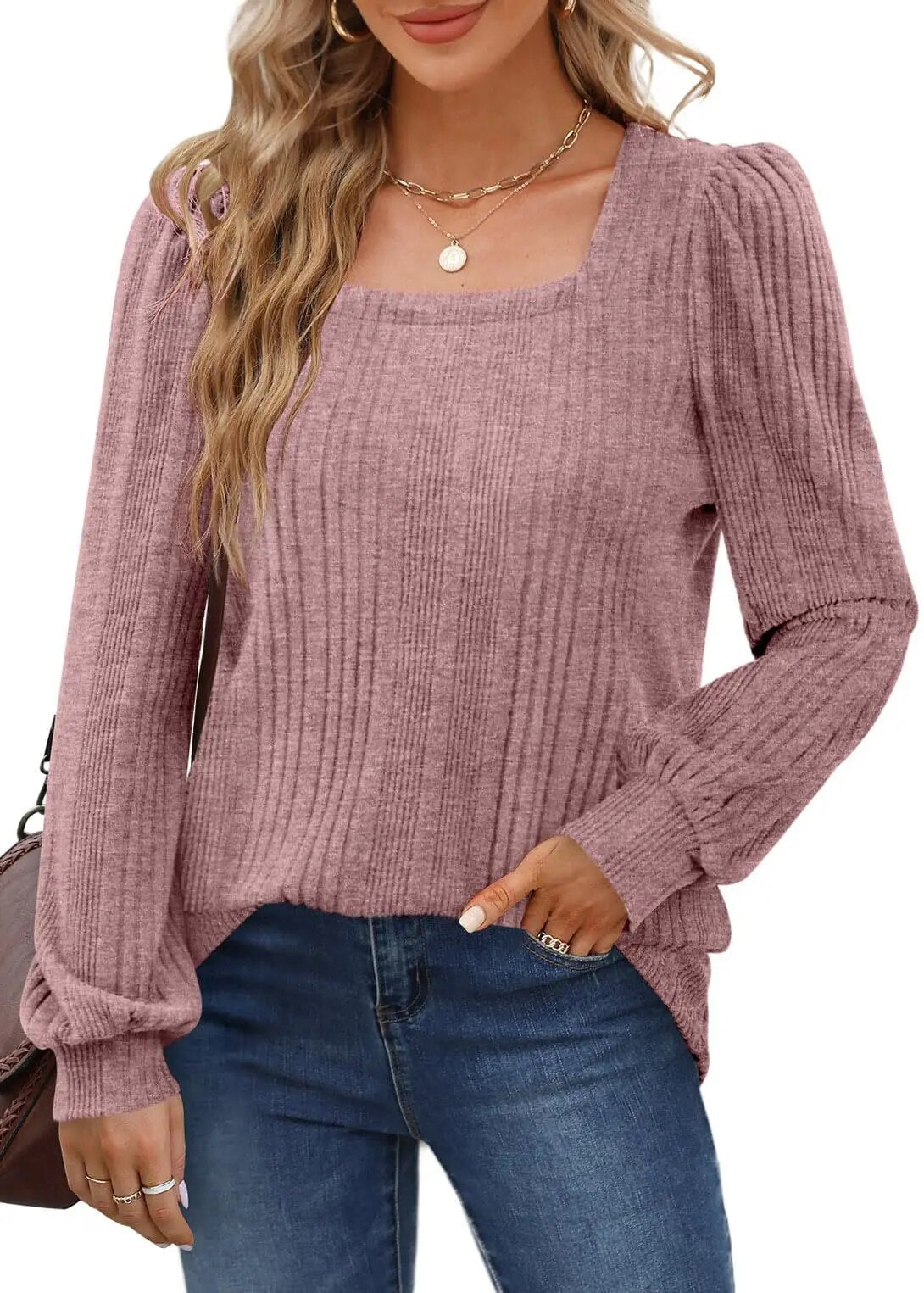 Florence - Trendy Top with Stylish Neckline