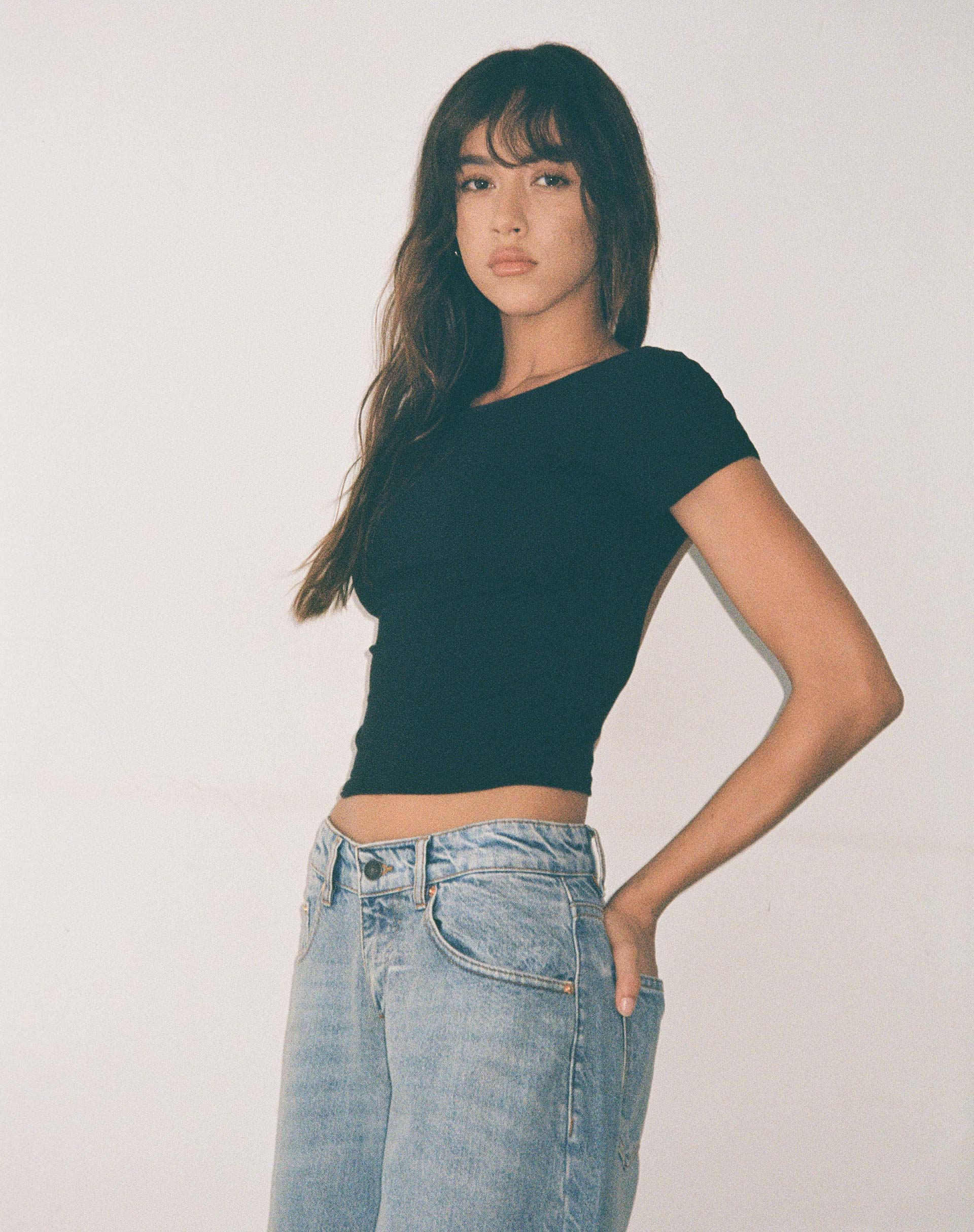 Skye - Black Crop Top