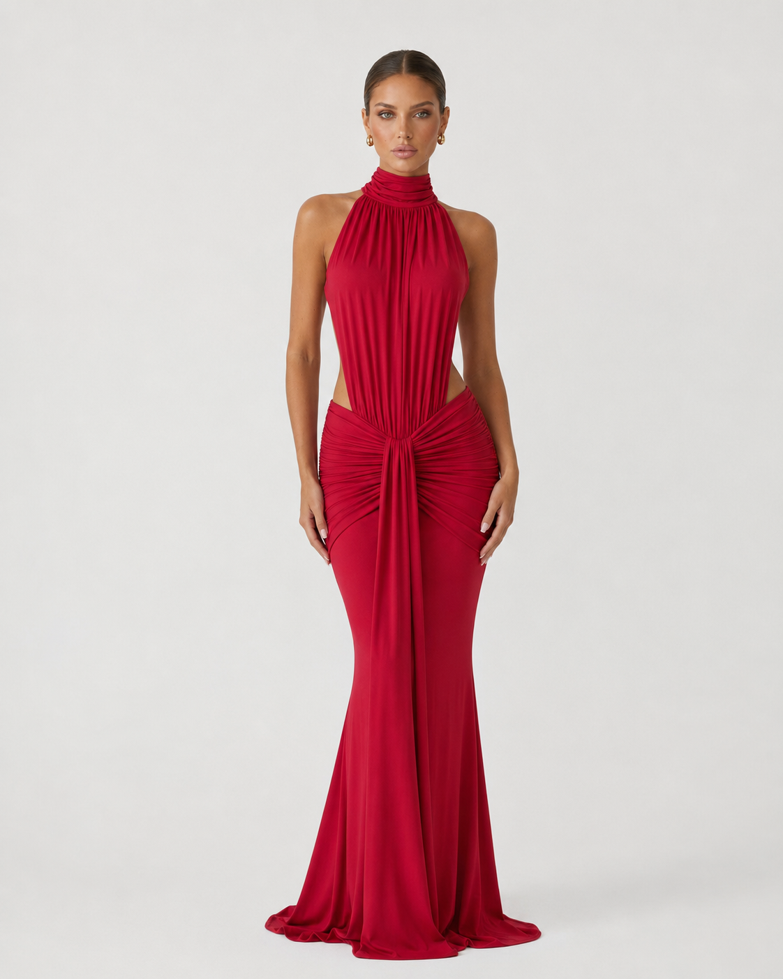 Soraya Gown in red - front