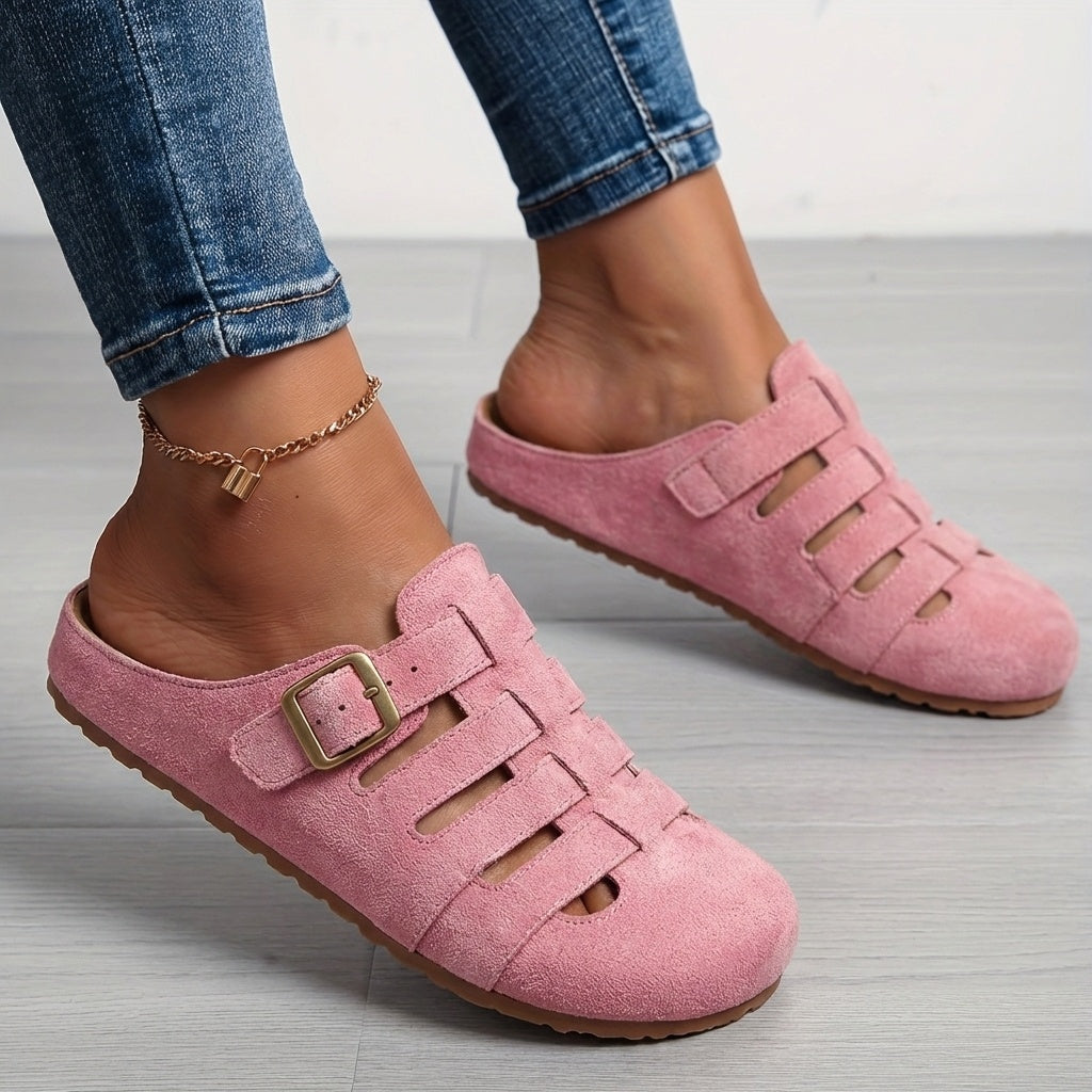 Renata Fisherman Mule — pink