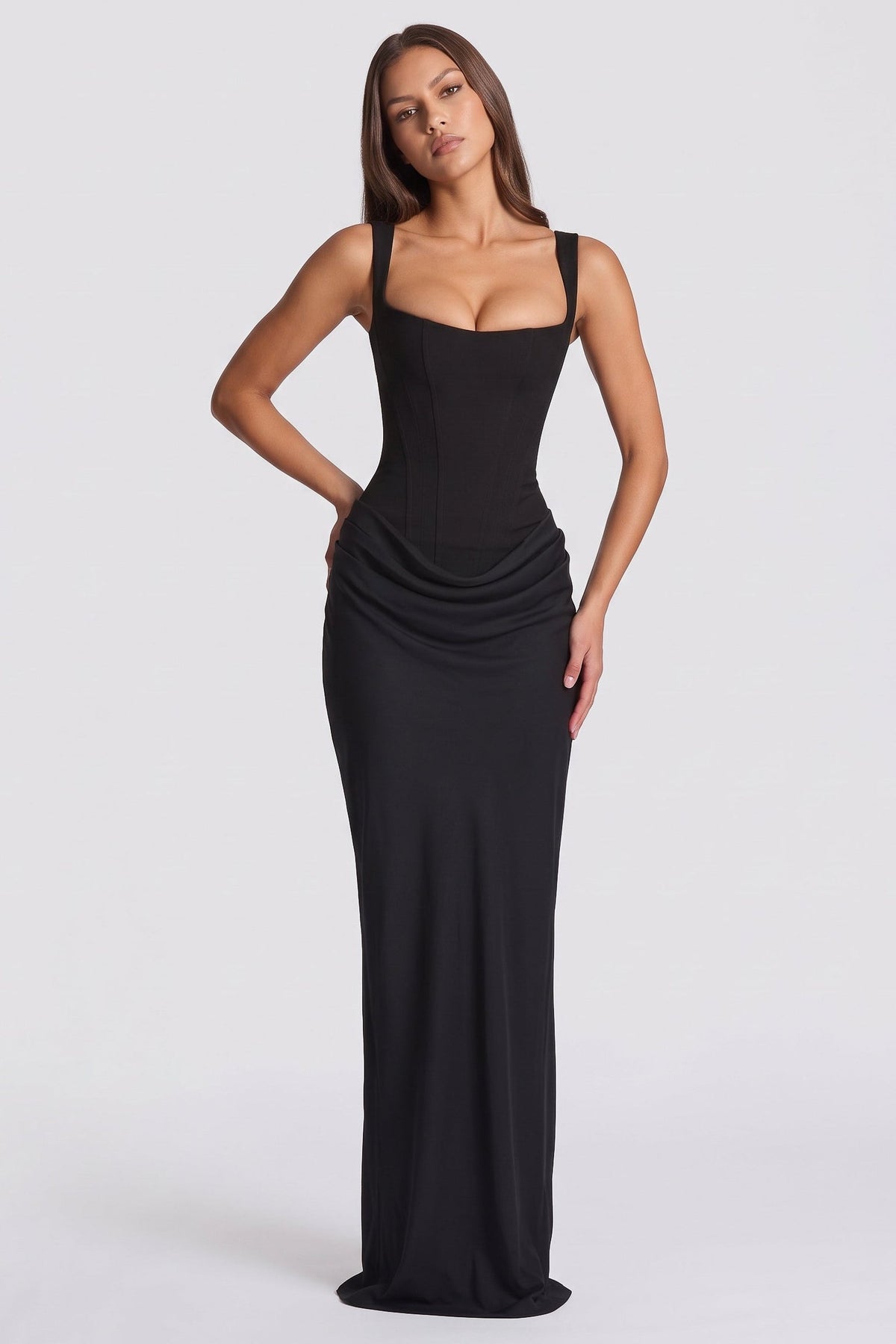 Wilhelmina Maxi Dress — front 2