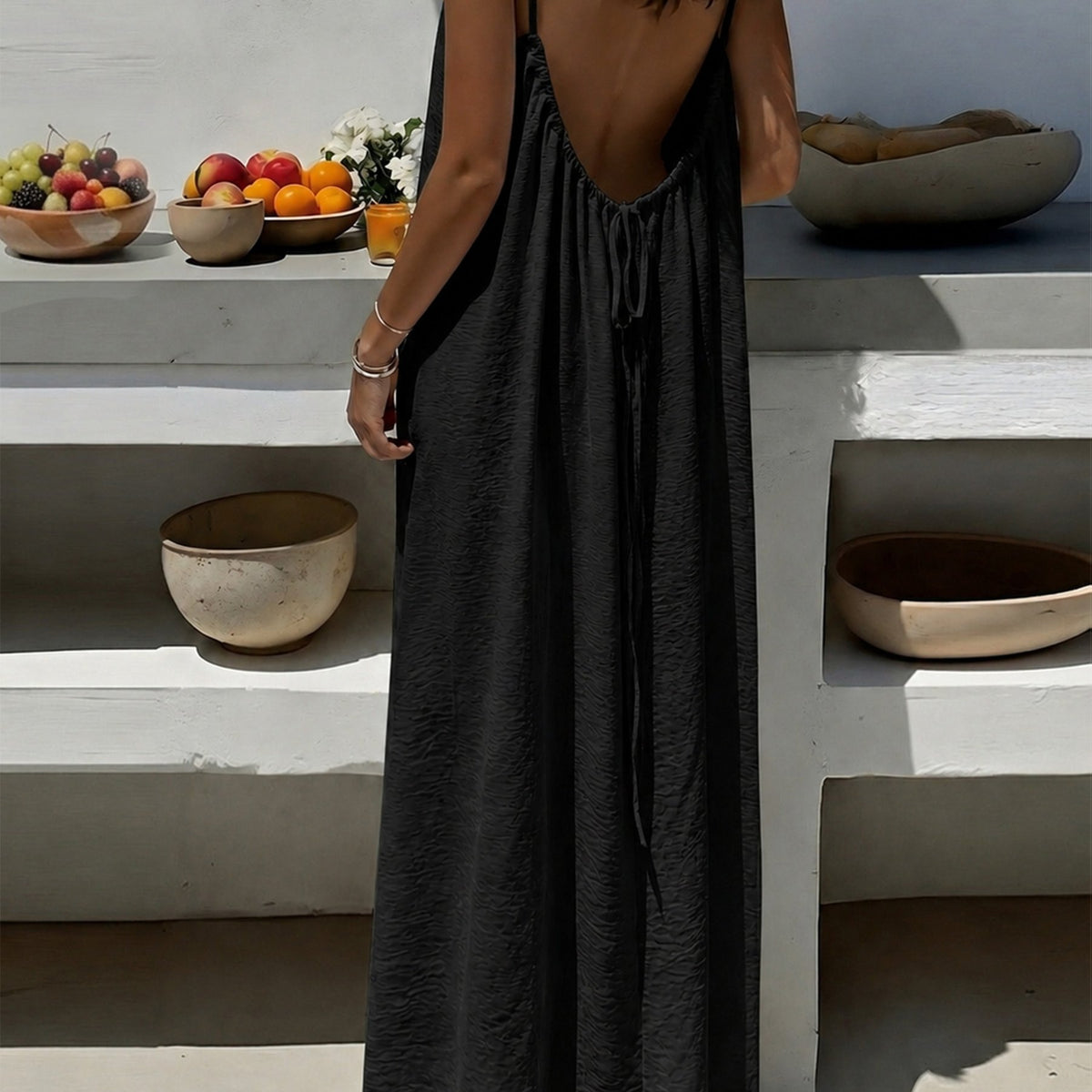 Rosalie - Backless Maxi Dress