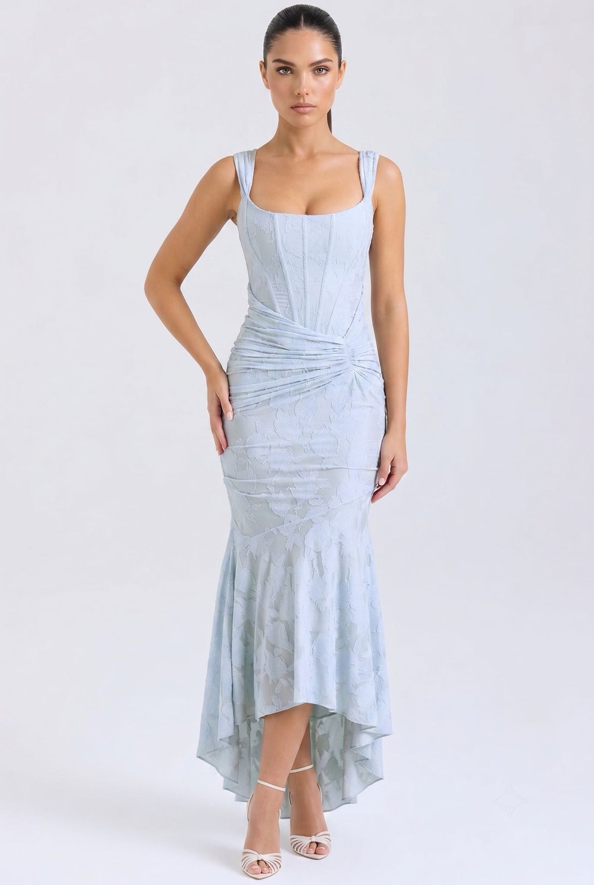 Emmeline Maxi Dress — Sky Blue