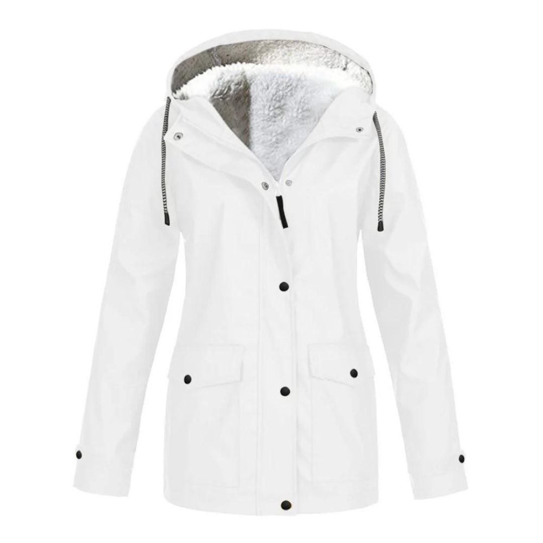 Sophie - Windproof Hooded Rain Jacket (Plus Size Available)