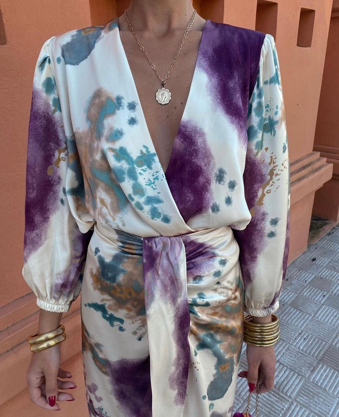 Elowen - Wrap Midi Dress