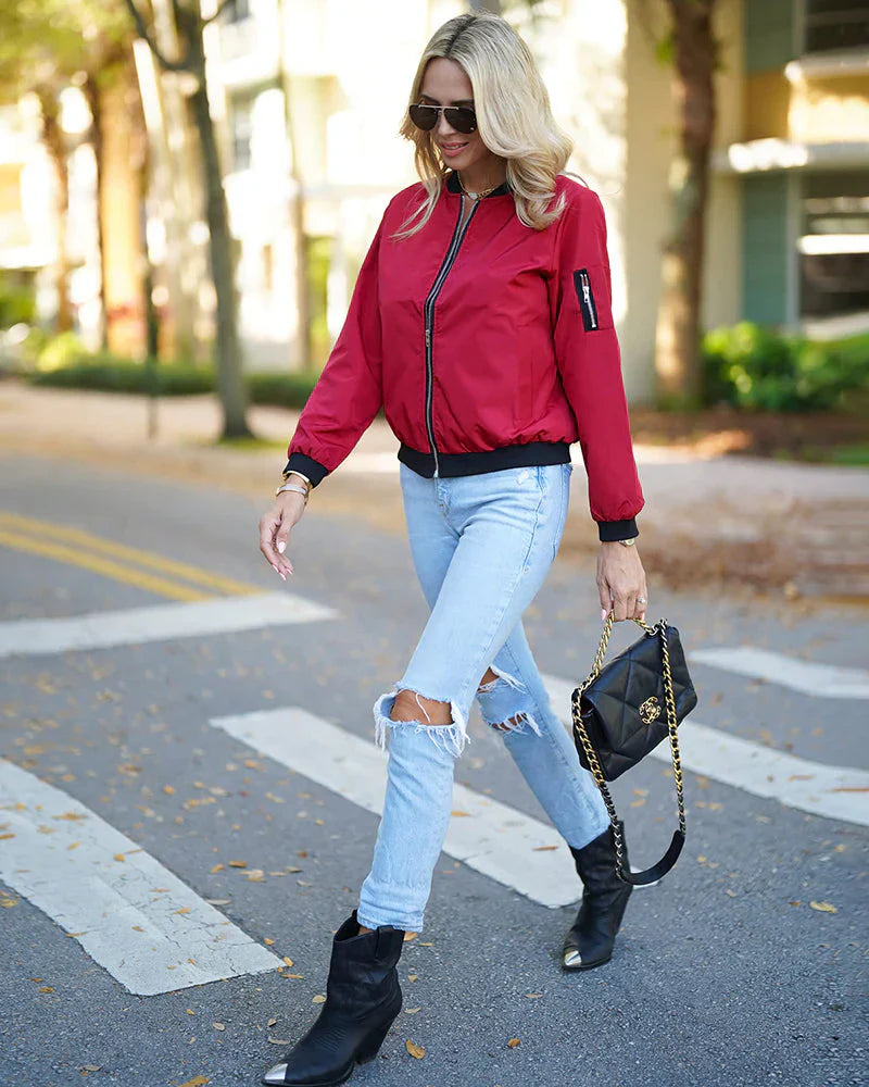 Ella - Lightweight Bomber Jacket for Women