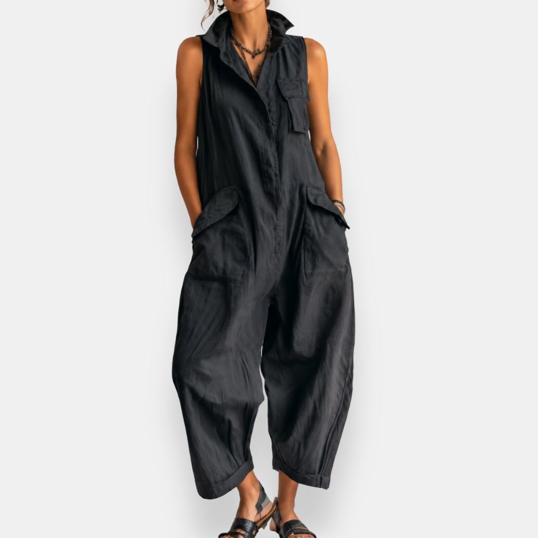 Marseille Jumpsuit — black detail