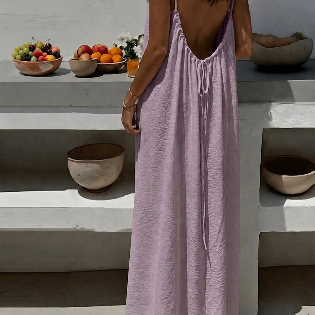 Rosalie - Backless Maxi Dress