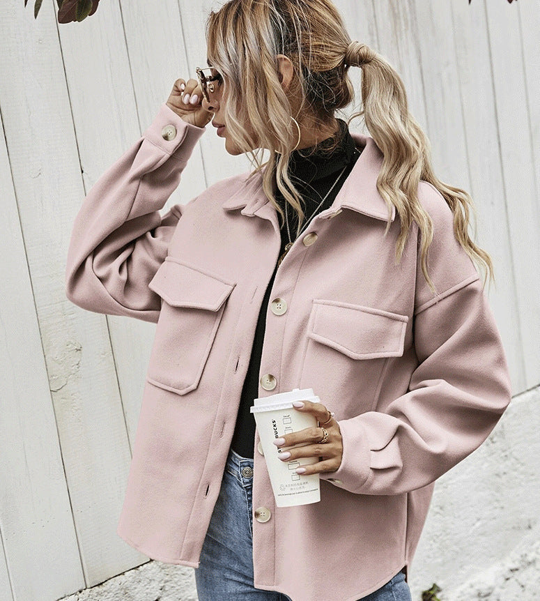 Olive - Stylish & Functional Oversized Pocket Jacket