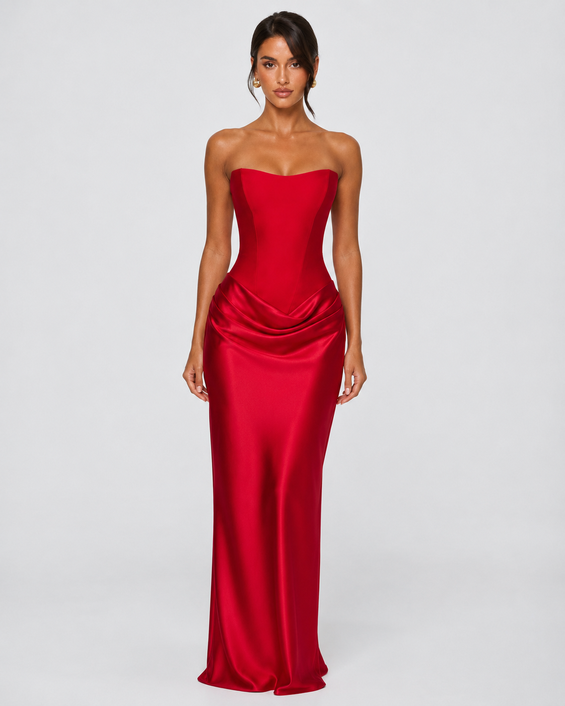 Theodora Gown in red - front