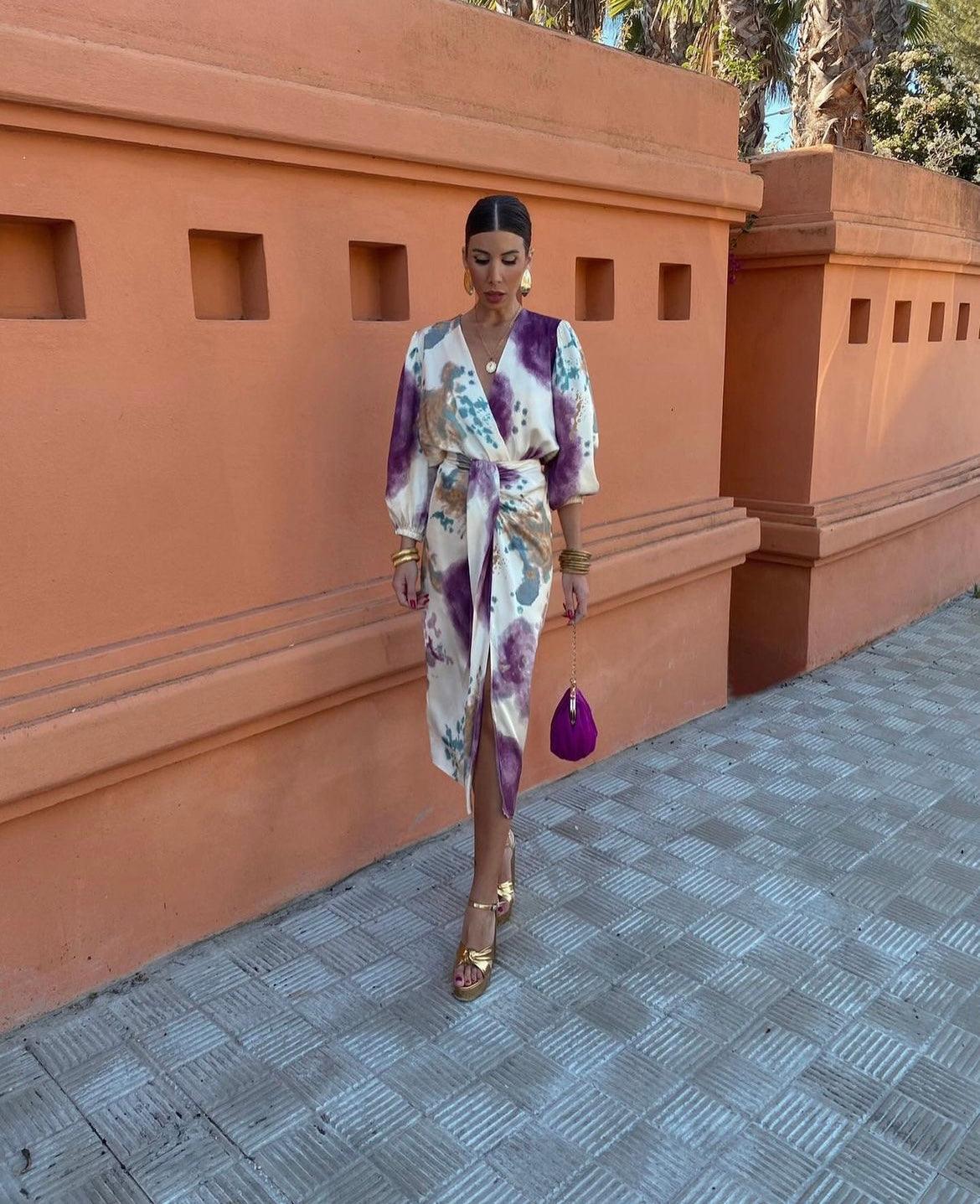Elowen - Wrap Midi Dress
