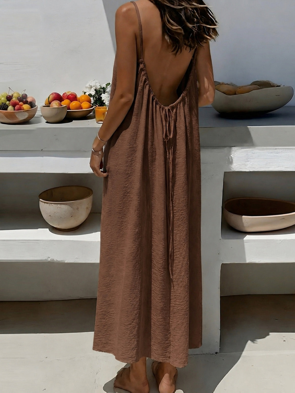Rosalie - Backless Maxi Dress