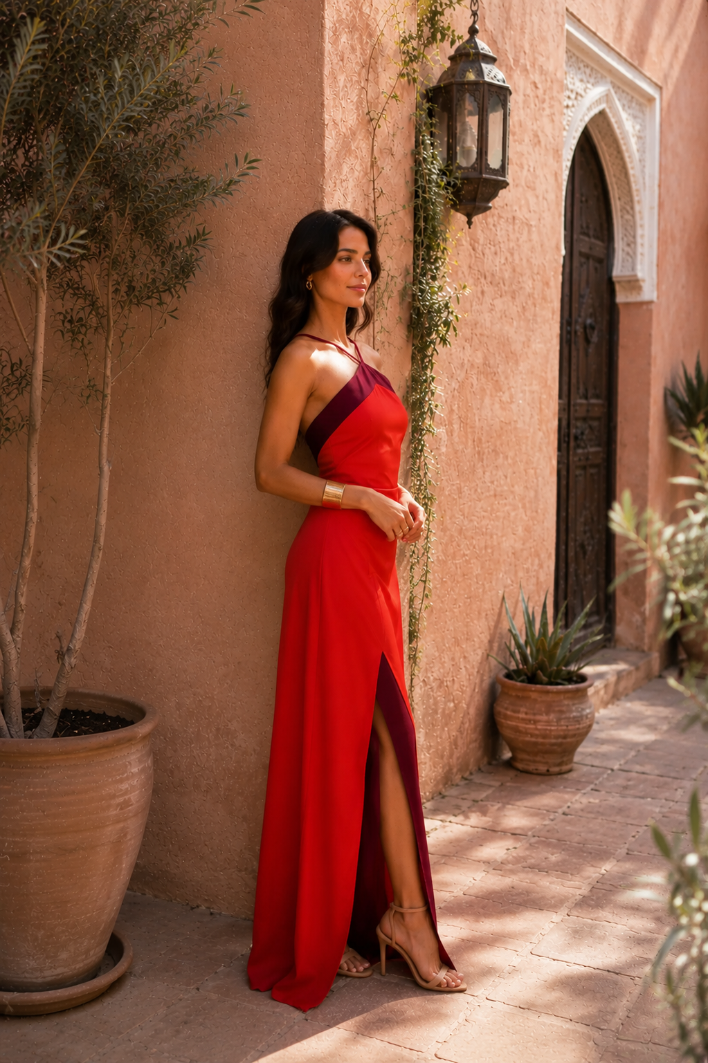 oriana maxi dress - My Actual Bust is:60