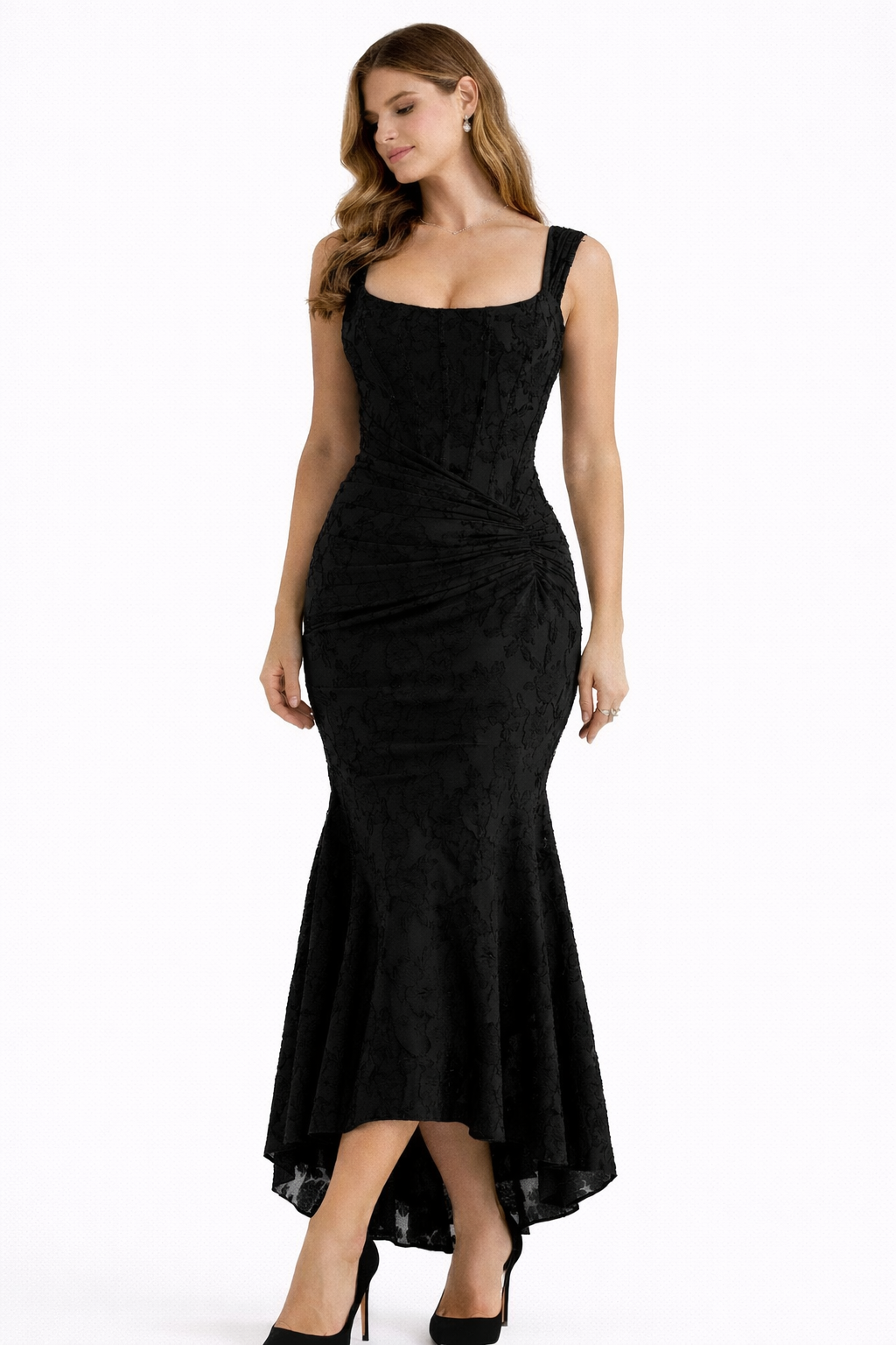 Emmeline Maxi Dress — Black