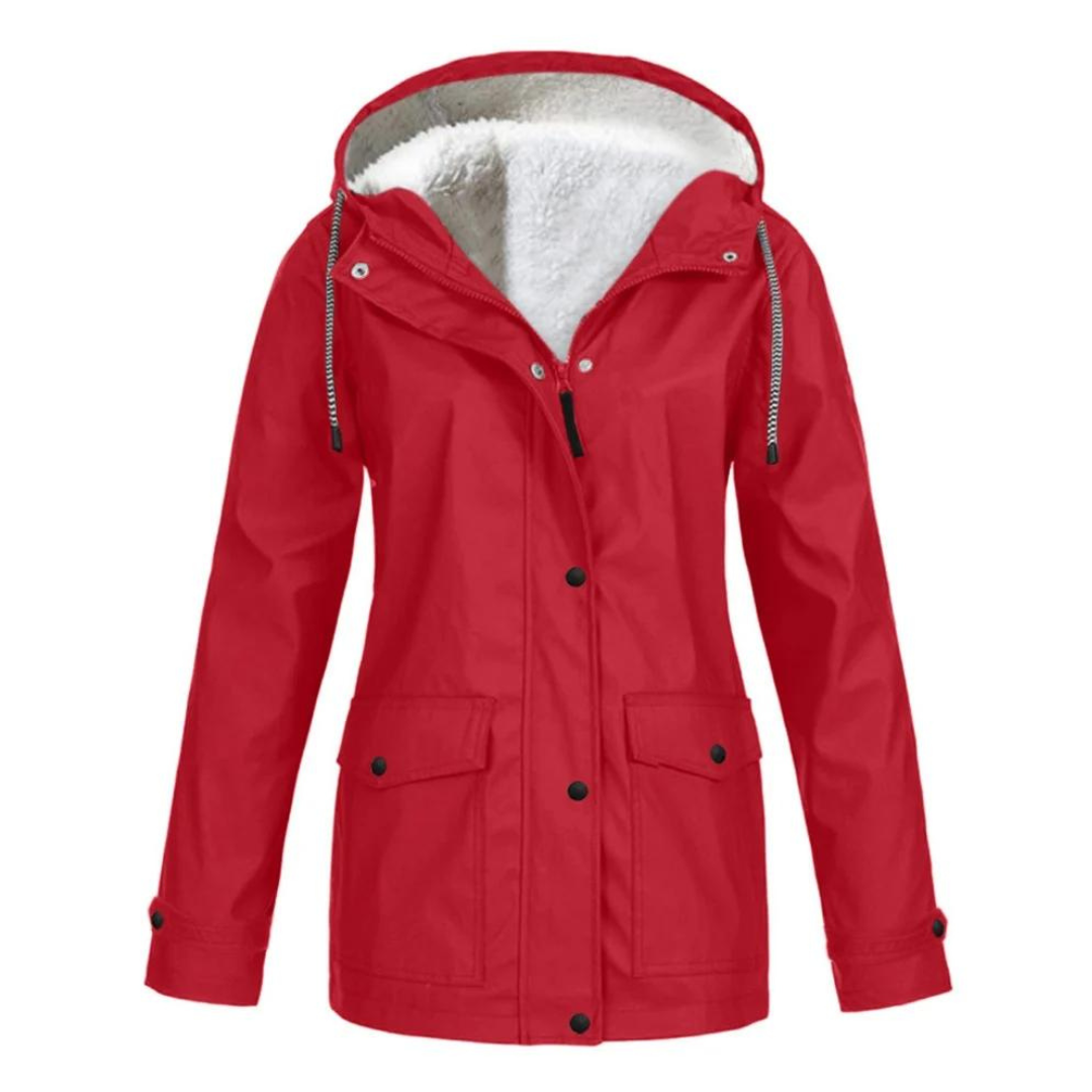 Sophie - Windproof Hooded Rain Jacket (Plus Size Available)
