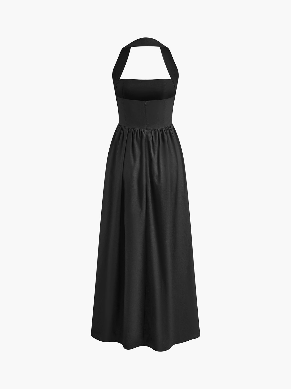 Lucienne - Maxi Dress – black – flat lay (2)