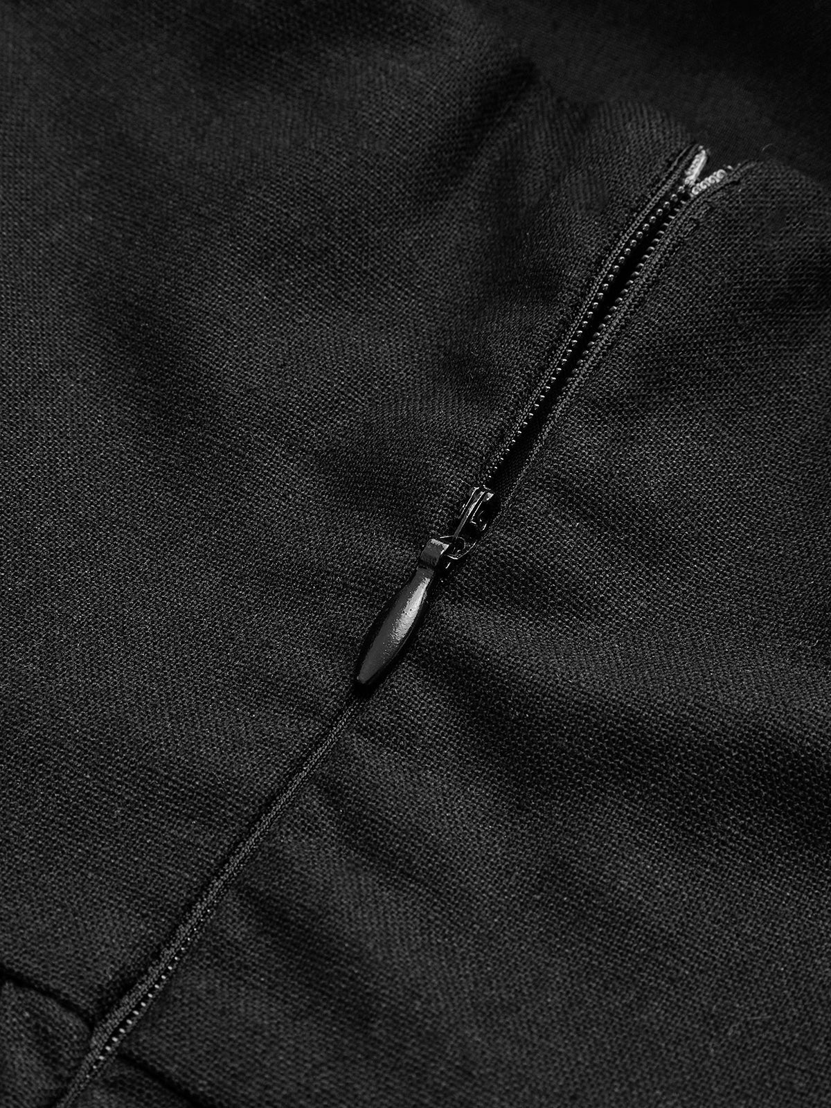 Lucienne - Maxi Dress – black – close-up detail