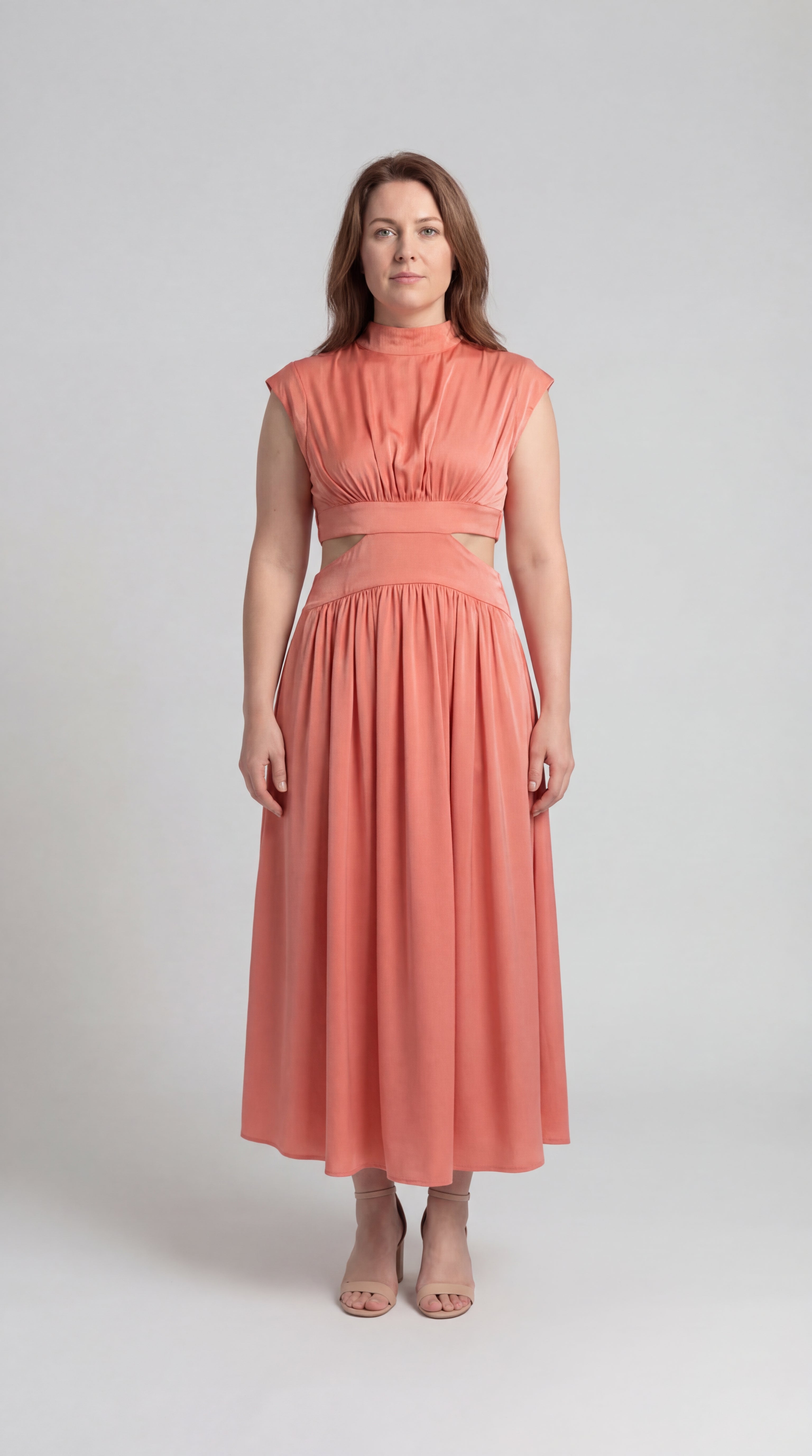 Cindie Midi Dress - Desert
