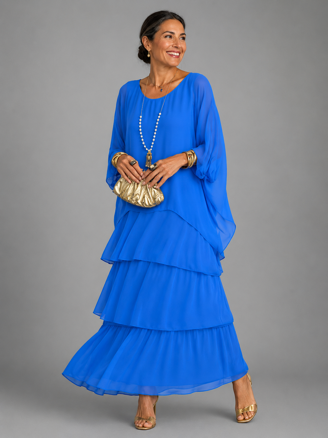 Ondine - Maxi Dress — Cobalt Blue