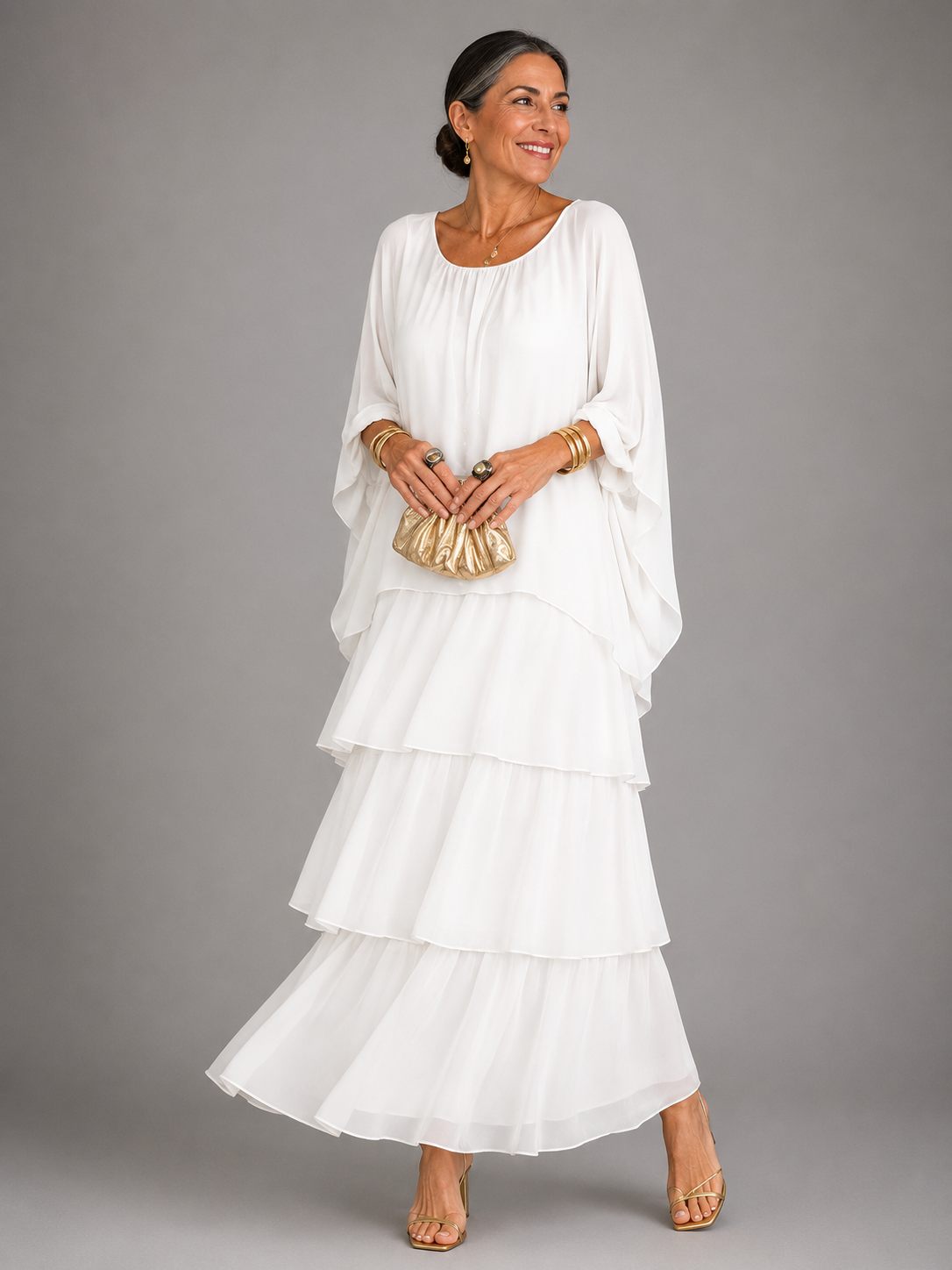 Ondine - Maxi Dress — Ivory
