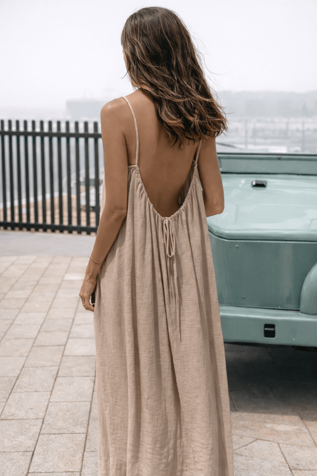 Gaia Maxi Dress — Mocha