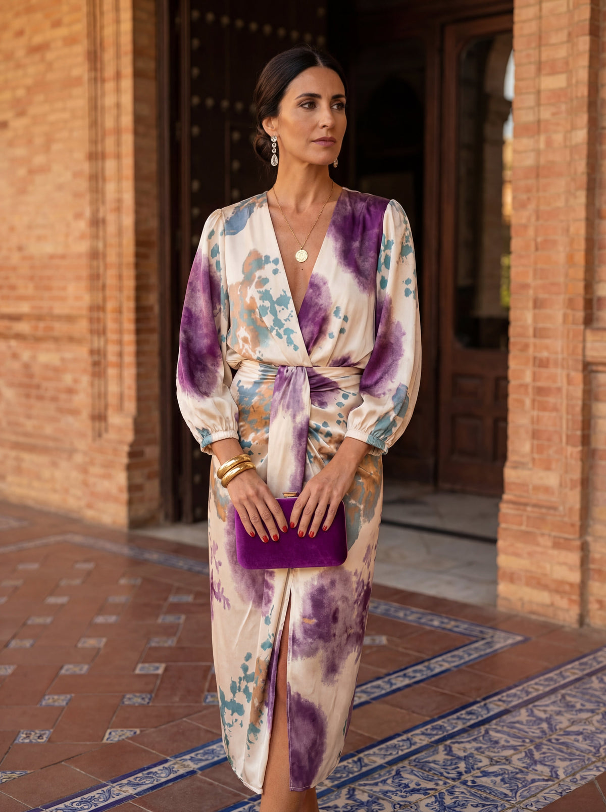 Elowen - Wrap Midi Dress