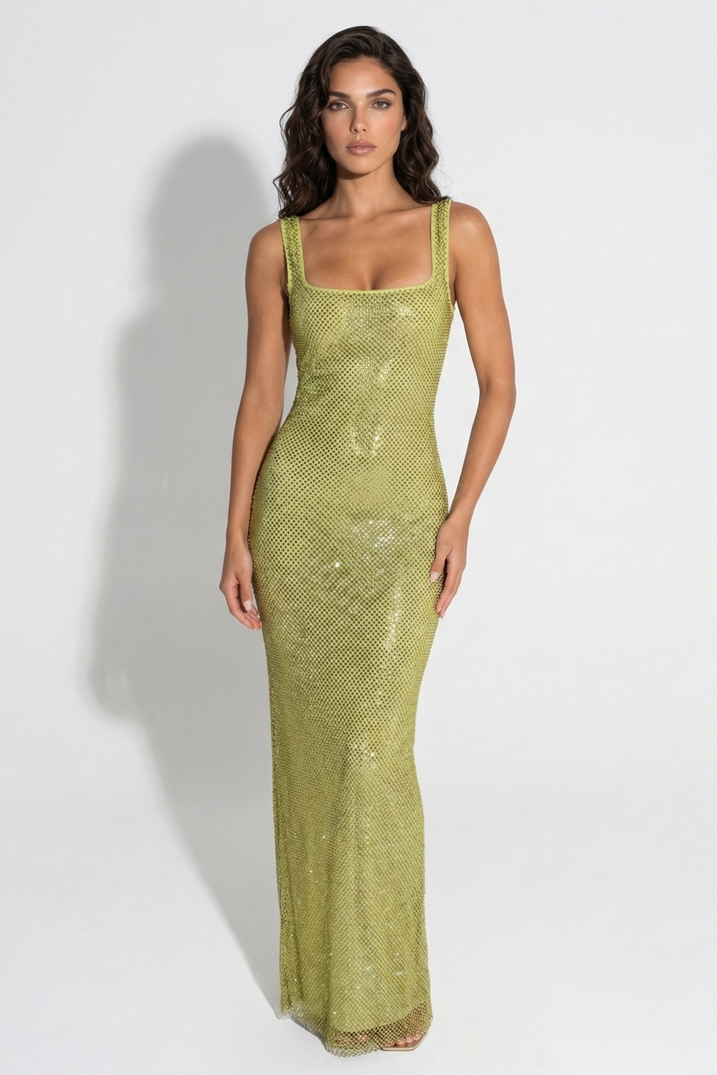 Galatea Maxi Dress — Emerald