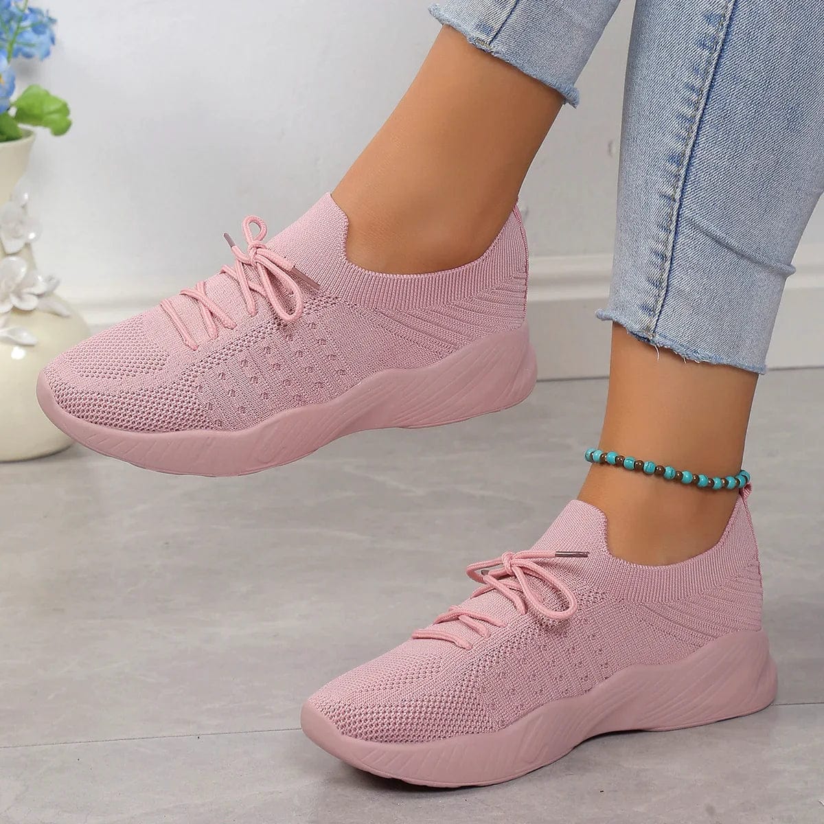 Poppy - Comfortable Shoes with Rubber Sole