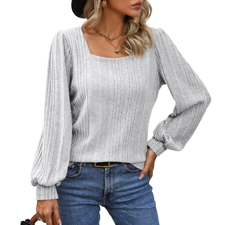 Florence - Trendy Top with Stylish Neckline