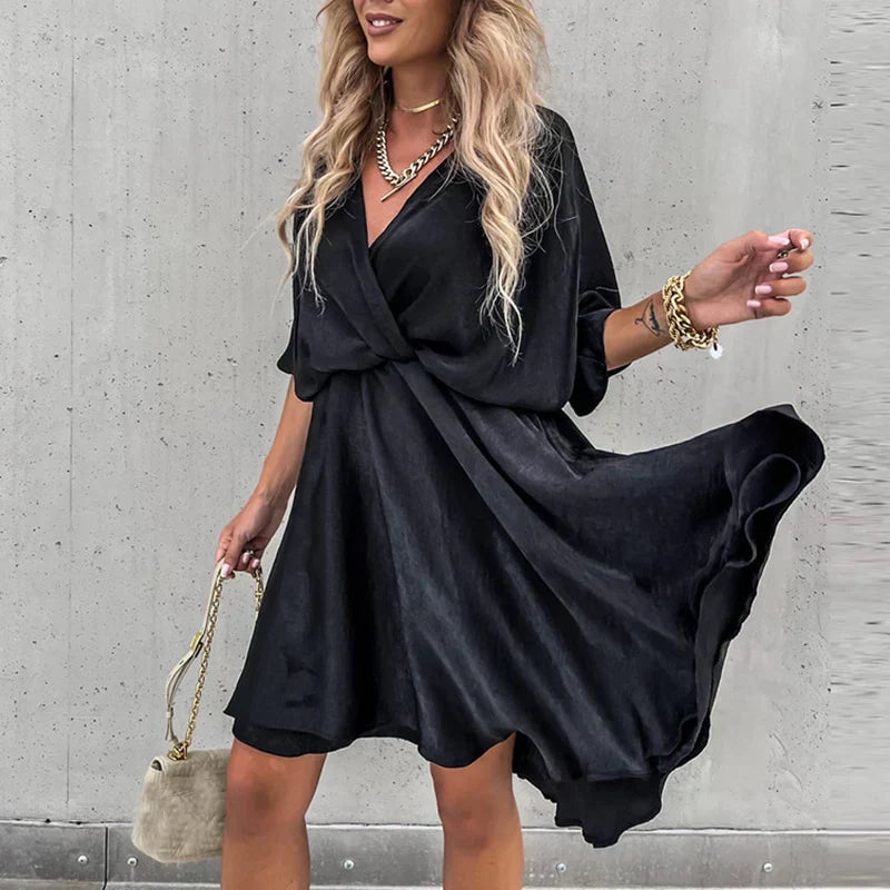 Stella - Mini Dress – black – lifestyle