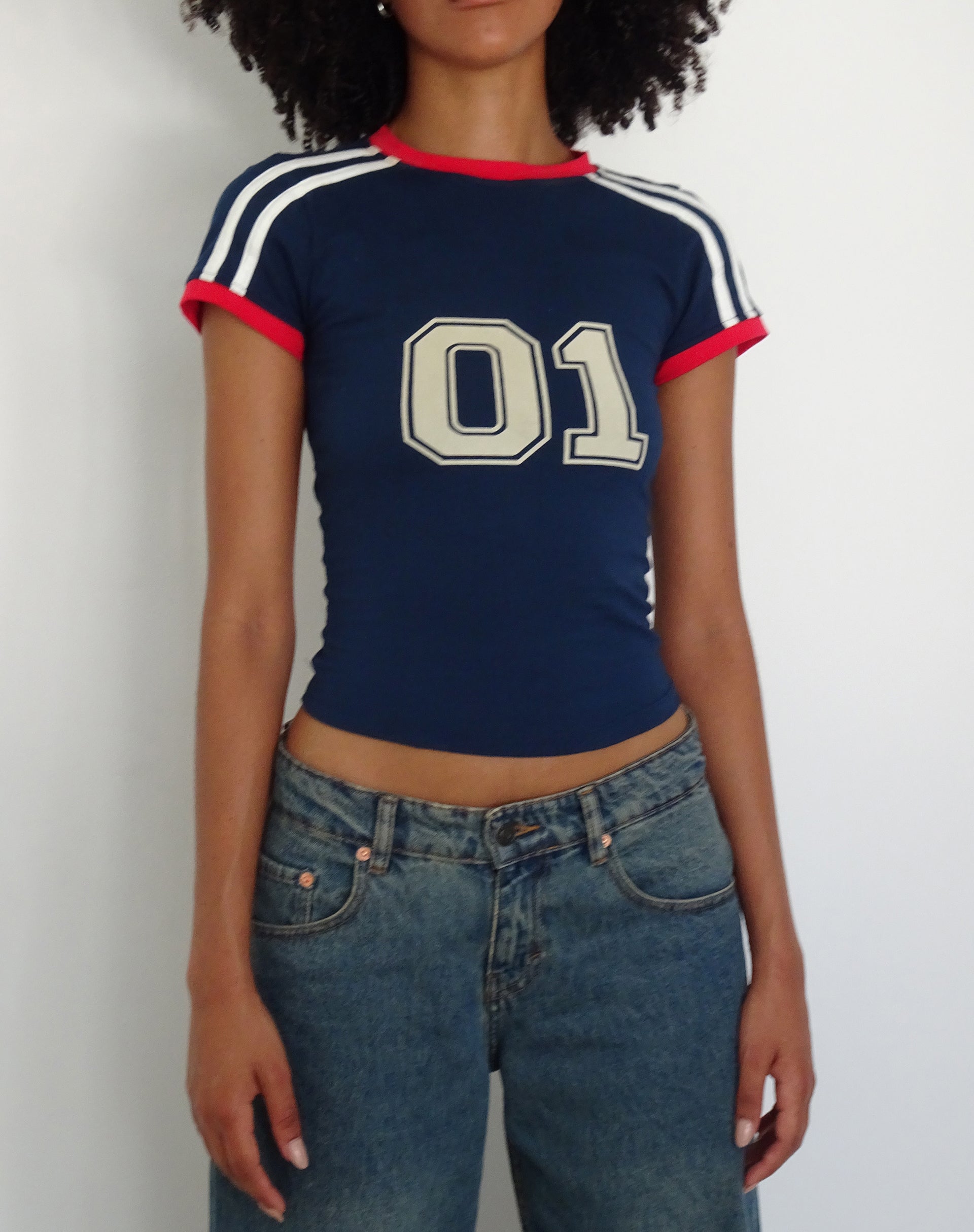 Brooklyn - Navy Fitted Tee